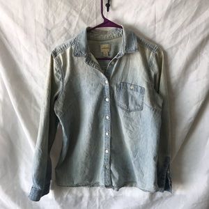 Jean button down